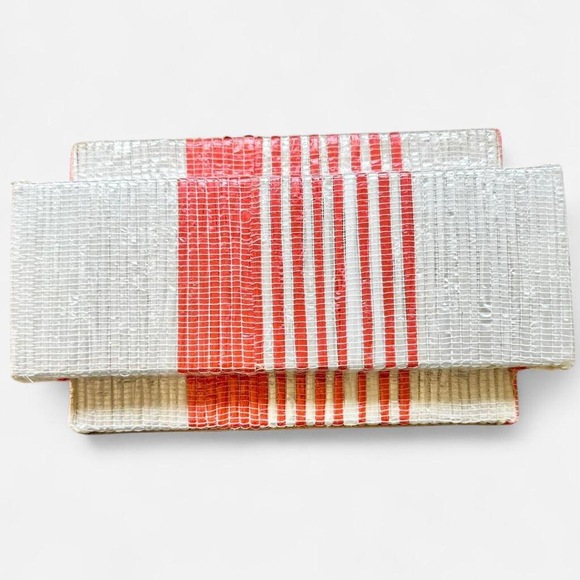 NWT Decorative weave Lidded Storage Container bin - Picture 5 of 8